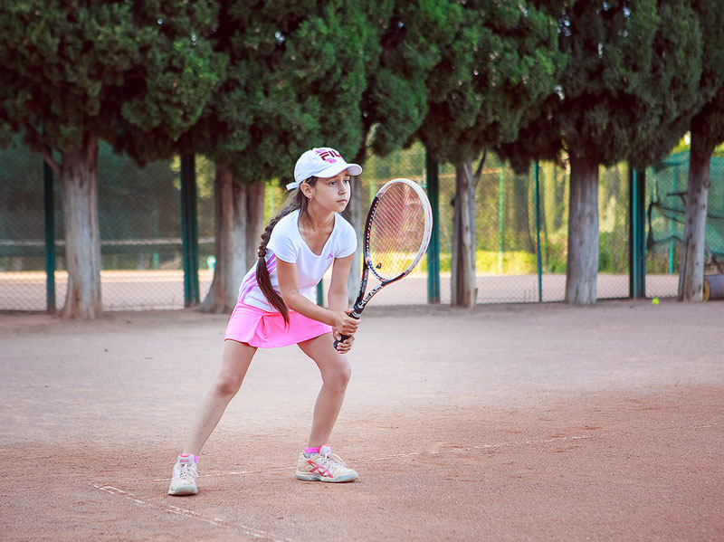Тренировка по теннису